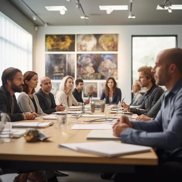 Men and Women attending Mindfulness Programme for Well-being