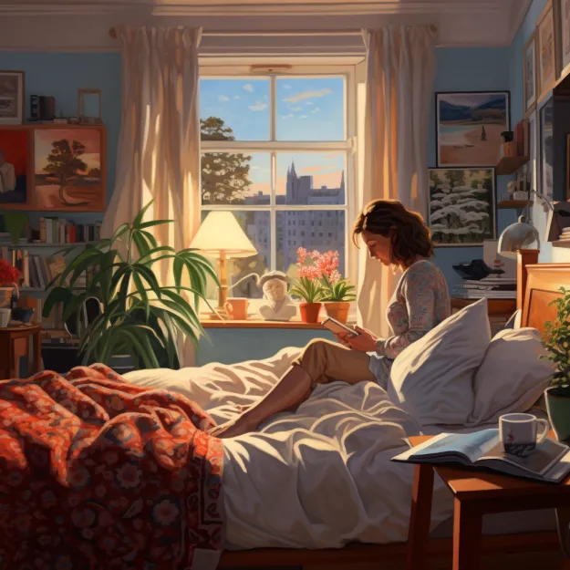 The image is of a woman in her 50s which conveys how RTT Therapy can help with Sleep and Insomnia